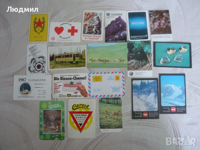 Календарчета, стари, от Европа, снимка 2 - Колекции - 39548798