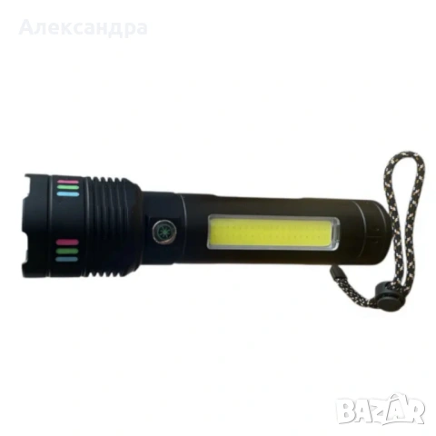 LED мощен фенер BL-707-TG – ярък фенер с Type-C зареждане, снимка 7 - Друга електроника - 53360252