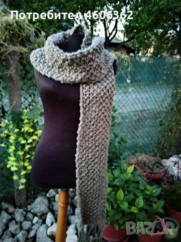 ръчно изплетени шалове, снимка 3 - Шалове - 52237966