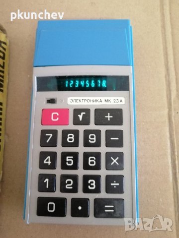 Ретро, калкулатор Електроника МК 23А, снимка 2 - Антикварни и старинни предмети - 41260270