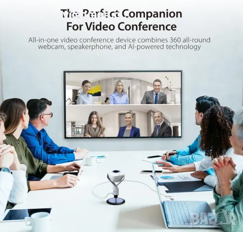 j5create JVU368-360 AI-контролирана уеб камера, снимка 2 - Камери - 47748376