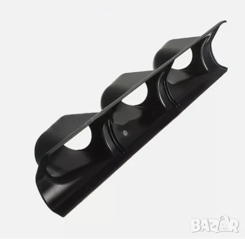 Стойка за 3 измервателни уреди 52мм. за колона - Черен., снимка 6 - Аксесоари и консумативи - 47966276