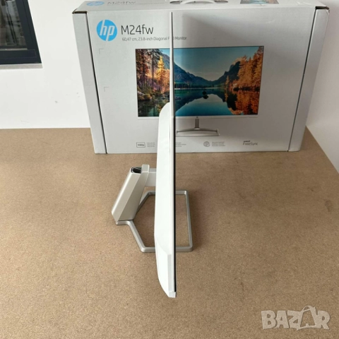 Монитор HP M24fw 23.8″ FHD IPS/75Hz/300Nit/1000:1/FreeSync, снимка 4 - Монитори - 52500016