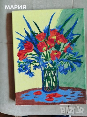 Две красиви маслени картини , снимка 5 - Картини - 44244438