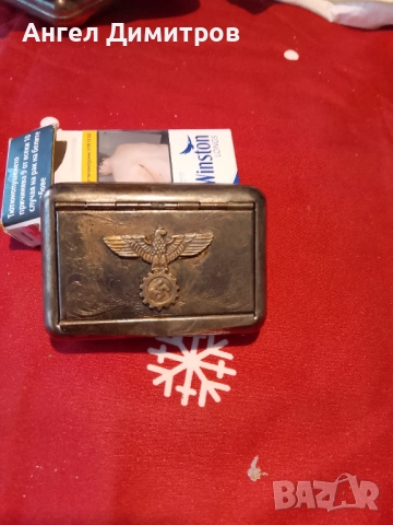 Трети райх страхотна метална табакера кутия 