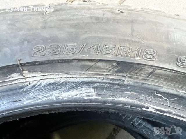 2бр зимни гуми 235-45-18, снимка 3 - Гуми и джанти - 52636366