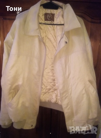 MADE IN ITALY Ново Мъжко Яке от Натурален Велур XL