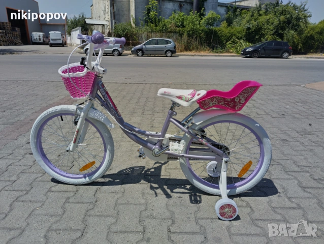 BYOX Велосипед 20" Fashion Girl люляк, снимка 8 - Велосипеди - 53559520
