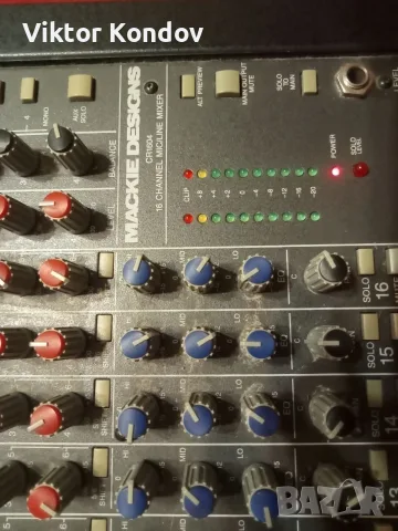 Mackie CR-1604 – 16-канален аналогов миксер, снимка 2 - Ресийвъри, усилватели, смесителни пултове - 55800495