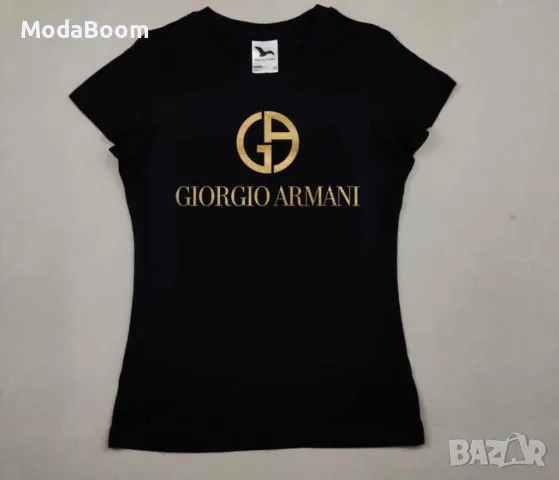 Georgio Armani черна дамска тениска 