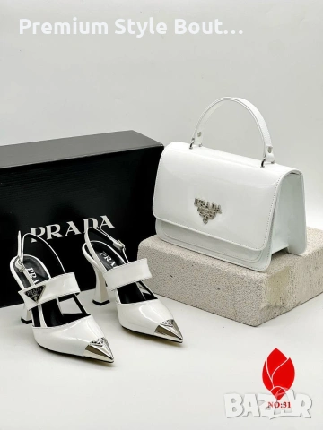 обувки на ток prada, снимка 2 - Дамски обувки на ток - 53699156