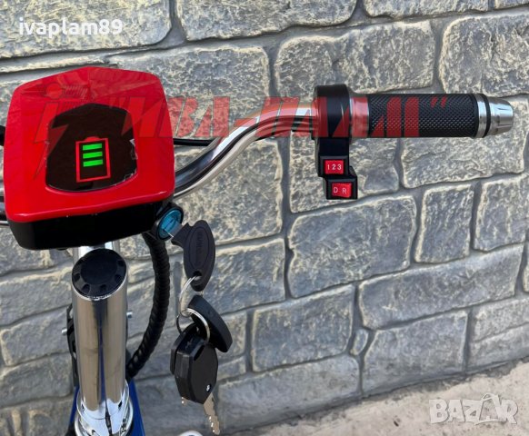  Електрическа триколка MPM-303C,48V/750W+КРАЧНА СПИРАЧКА-Голяма удобна седалка с облегалка-2025г , снимка 11 - Мотоциклети и мототехника - 40030796