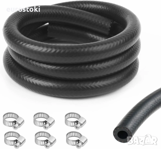 URAQT 4 мм маркуч за гориво, комплект горивни тръби, с вътрешен диаметър 5/32 инча, 1 метър