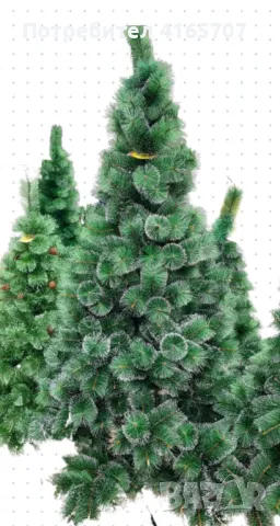 ✨Елха 180 см с бели връхчета. ✨, снимка 2 - Декорация за дома - 47936648