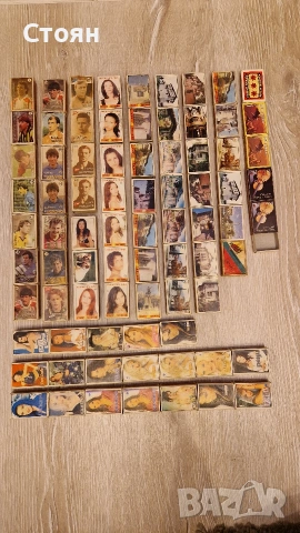 Голяма колекция от стари кибритени кутии