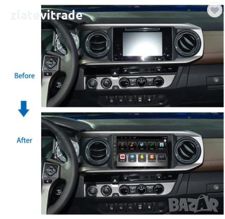 TOYOTA TACOMA HILUX 2016-2021 - 9'' Навигация android, снимка 2 - Навигация за кола - 33851205