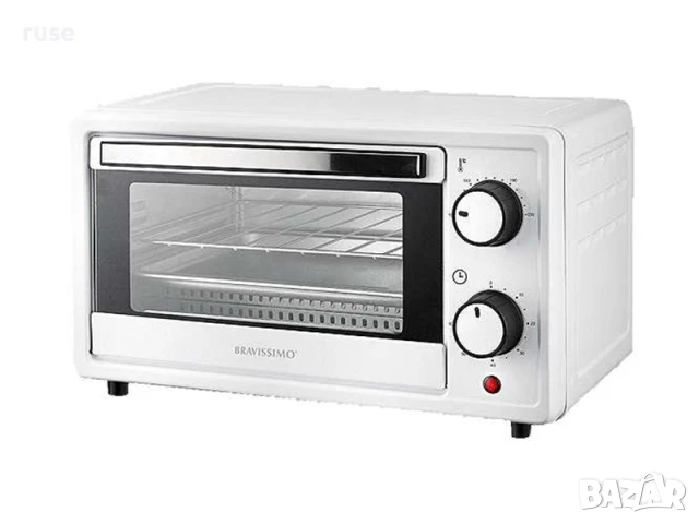 НОВИ! Мини фурна Bravissimo 10 л 650W Бял
