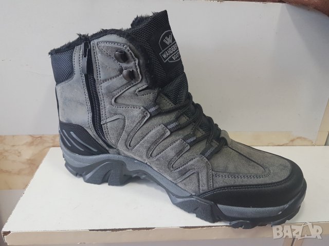 Мъжки боти 3012 сиви, снимка 3 - Мъжки боти - 39039052