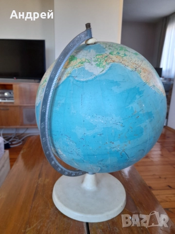 Стар глобус #5, снимка 3 - Други ценни предмети - 51945716