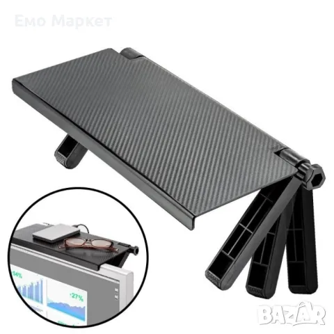 Настолна стойка за екран тип рафт, снимка 4 - Други стоки за дома - 49238020