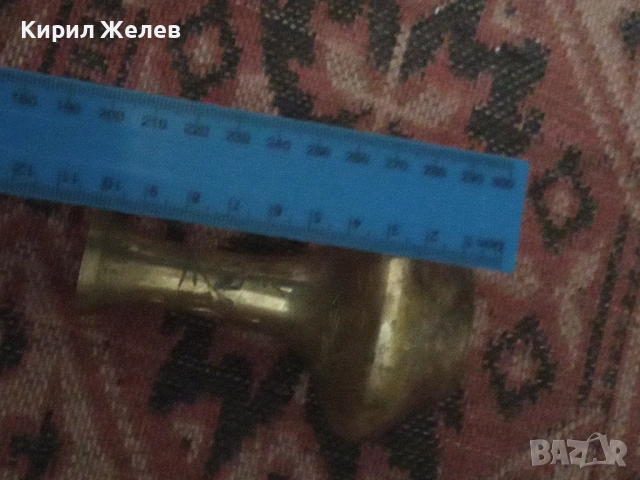 Стара бронзова вазичка 54282, снимка 4 - Други ценни предмети - 53610203