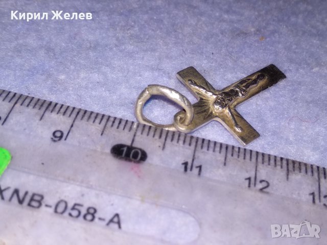 КРАСИВО КАТОЛИЧЕСКО СРЕБЪРНО РАЗПЯТИЕ КРЪСТ БИЖУТЕРСКА ИЗРАБОТКА 38431, снимка 7 - Колиета, медальони, синджири - 41337140
