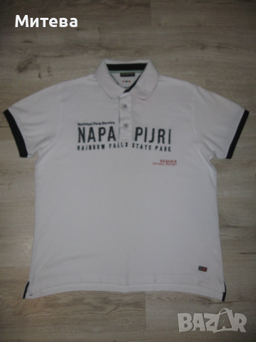 Napapijri мъжка памучна тениска, снимка 2 - Тениски - 52862909