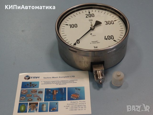 Манометър WIKA Ф 160, 400 bar, снимка 10 - Резервни части за машини - 34450709