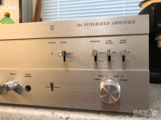 Philips 594, снимка 4 - Ресийвъри, усилватели, смесителни пултове - 41438023