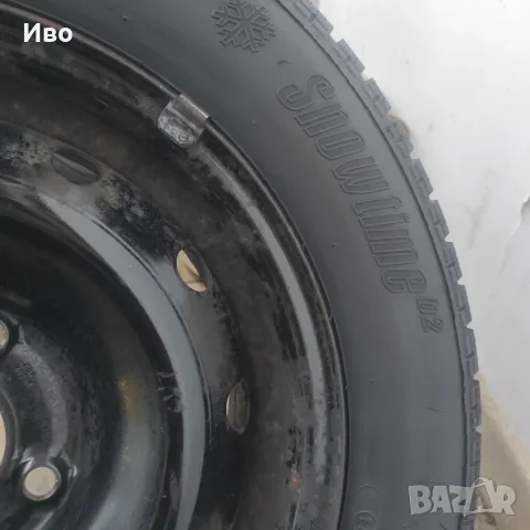 4 зимни гуми с джанти 185/65/14 за пежо 206, снимка 5 - Гуми и джанти - 56059166