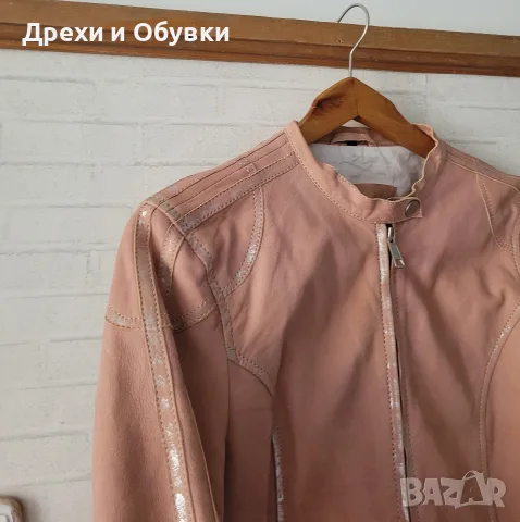Розово яке естествена кожа FREAYI NATION, снимка 7 - Якета - 55805503