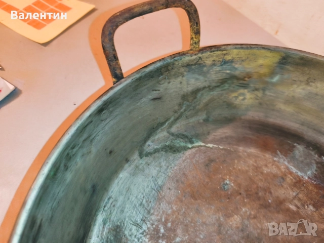 Тава с железни дръжки 18, снимка 5 - Антикварни и старинни предмети - 52539997