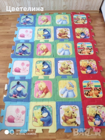 Мек пъзел за под мечо пух