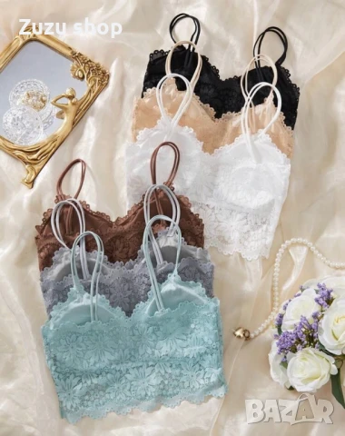 Комплект 6 броя дамски дантелени бюстиета, снимка 4 - Бельо - 50807009