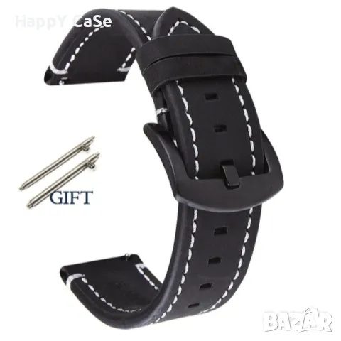 RETRO Кожена каишка за Huawei Watch/Samsung/Xiaomi/Garmin/Apple/Amazfit, снимка 7 - Каишки за часовници - 50048393