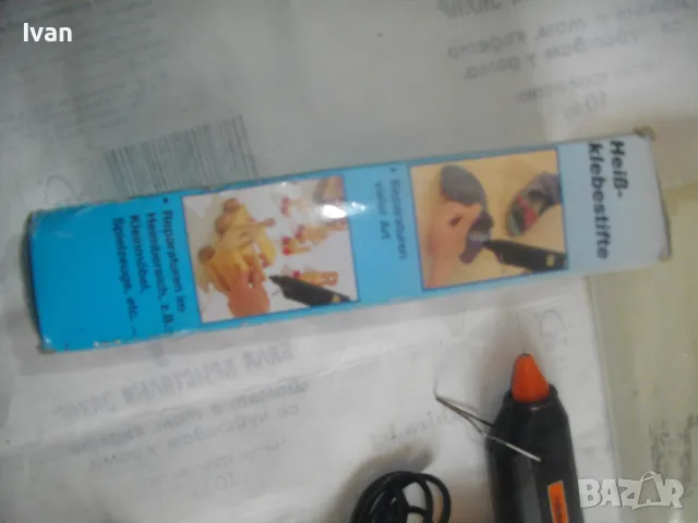 30W MEISTER CRAFT НЕМСКИ ЕЛЕКТРИЧЕСКИ ПИСТОЛЕТ ТОПЛО ЛЕПЕНЕ СИЛИКОН С 2 ПАКЕТА НЕМСКИ ПРЪЧКИ СИЛИКОН, снимка 8 - Други инструменти - 48603971