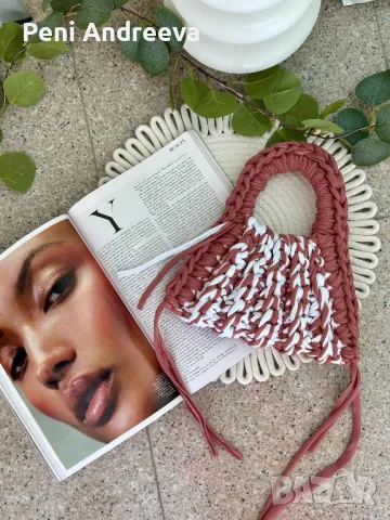 Плетени малки чанти, снимка 10 - Чанти - 49182766