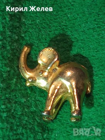 БРОНЗОВО ПОЗЛАТЕНО СЛОНЧЕ СТАРА МЕТАЛНА КОЛЕКЦИОНЕРСКА ФИГУРА СТАТУЕТКА МИНИАТЮРА 26349, снимка 5 - Колекции - 34806236