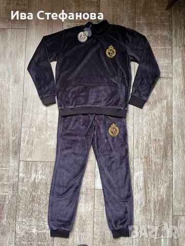 Нов плюшен екип сет 11-12 години плюш спортен комплект анцунг за мамче и момиче, снимка 4 - Детски комплекти - 38646057