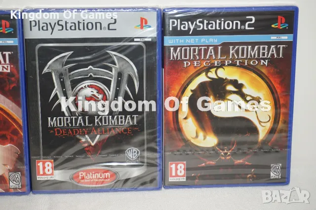 ЧИСТО НОВИ Игри за PS2 Mortal Kombat: Armageddon/Deadly Alliance/Deception/, снимка 3 - Игри за PlayStation - 48684190