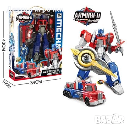 Робот трансформер камион 2в1, Оптимус прайм, снимка 5 - Други - 52662924