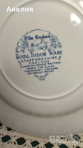 Стара Англия в синьо, снимка 10 - Чинии - 49786176