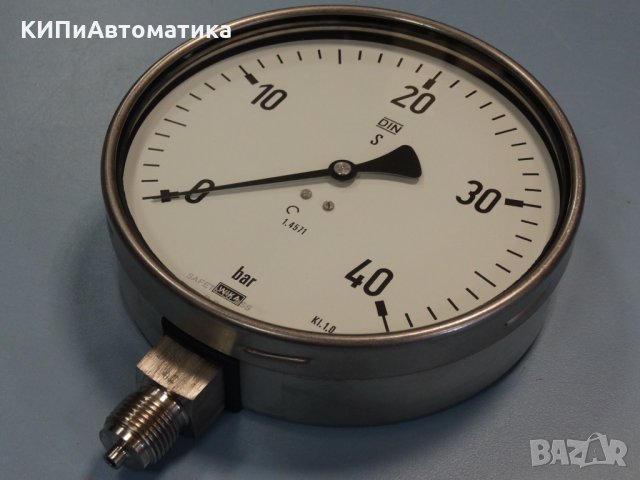 Манометър WIKA 232.50.160, Ф 160, 40 bar, снимка 9 - Резервни части за машини - 34450769