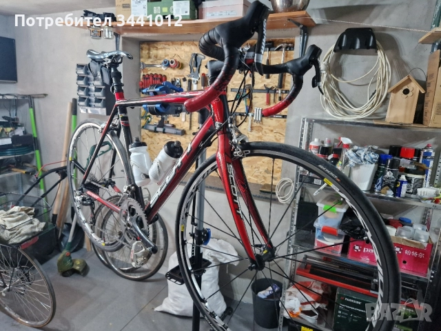 Карбонова рамка Scott Addict R2 56см/ Капли Mavic Ksyrium, снимка 2 - Велосипеди - 51585934