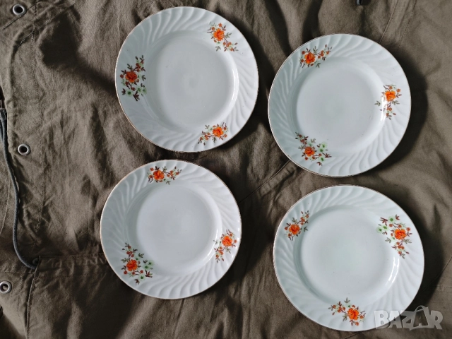 Продавам порцеланови български чинии, снимка 4 - Чинии - 51530832