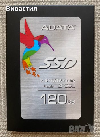 Хард диск ADATA SP550 SSD 120Gb.и лаптоп DELL Inspiron N5010, снимка 1 - Външни хард дискове - 39757370