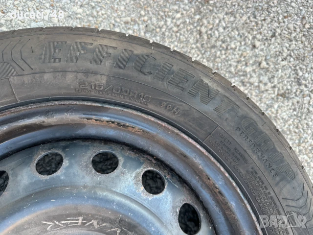 2бр. летни гуми 215/60/16 - Goodyear, снимка 5 - Гуми и джанти - 51359313