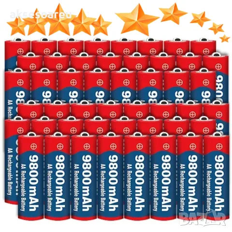 4 бр. нови бързо зареждащи се акумулаторни батерии с високо качество 9800 mAh 1.5 V батерия за фенер, снимка 6 - Батерии, зарядни - 48979420