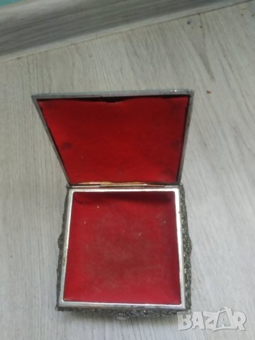 посребрена кутийка за бижута арт деко, снимка 5 - Други ценни предмети - 39151620