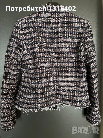 Елегантно сако от букле Etére размер XS/S, снимка 5 - Сака - 48914466